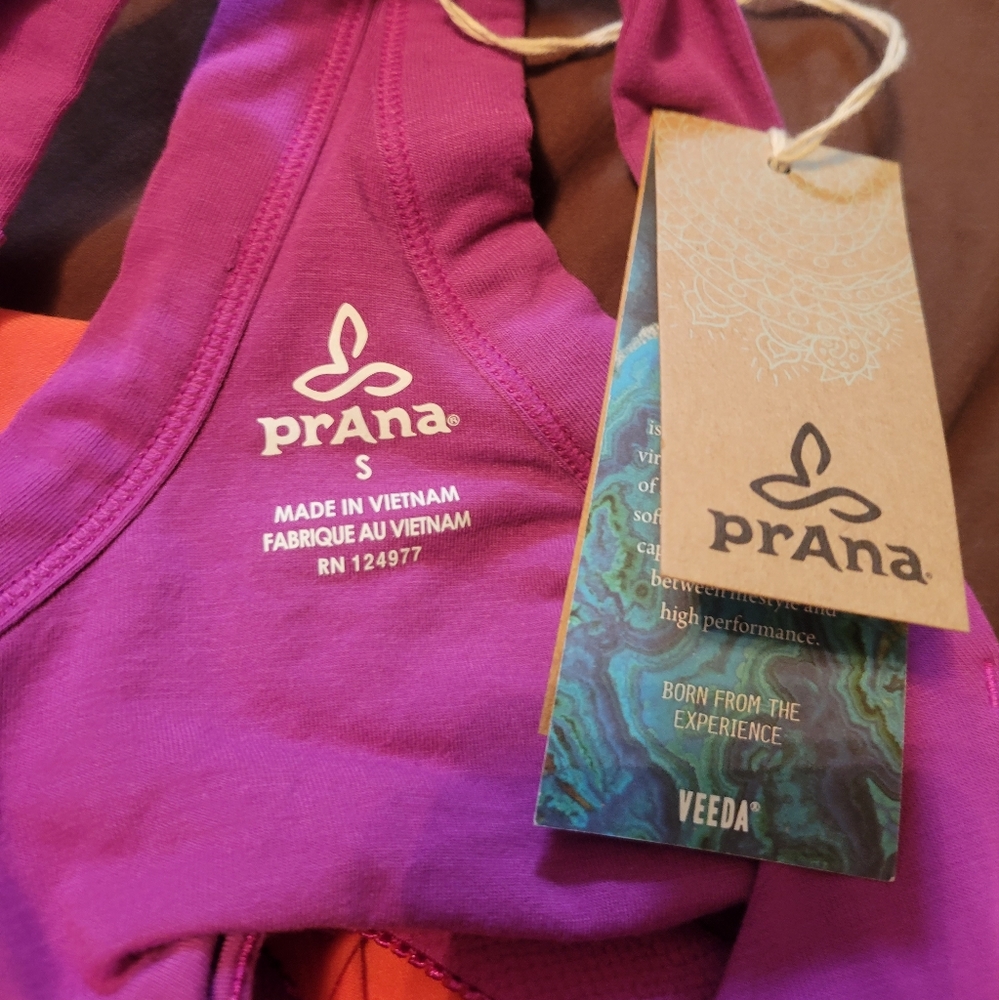 prana neon orange cali dress - Picture 11 of 14